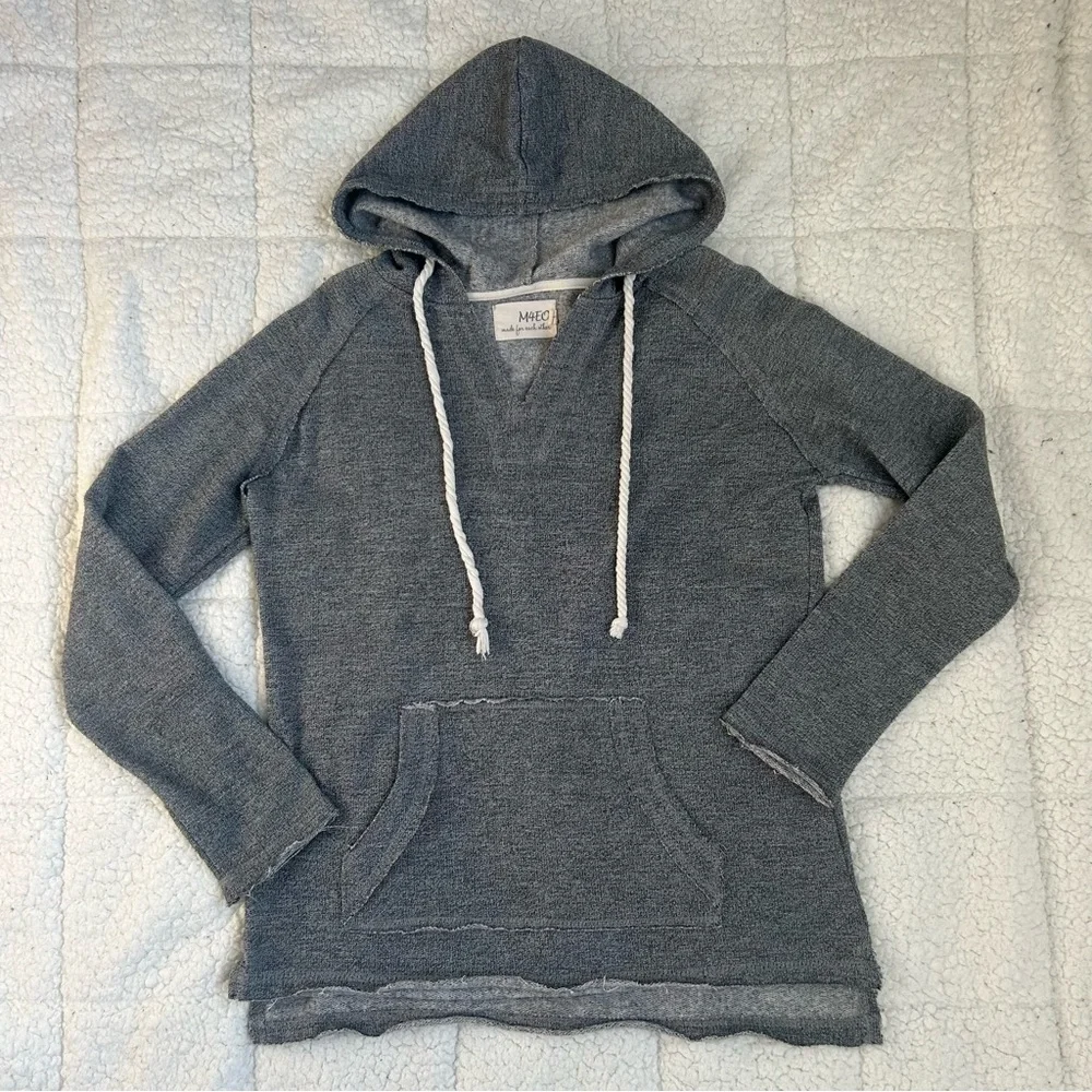 M4EO Gray Relaxed Comfy Hoodie - Picture 1 of 12